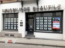 Référence vitrine – agence immobilière (porte-affiches lumineux)