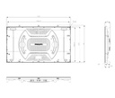 LEDwall SMD technology L-Line Philips 55BDL9018L/00