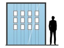 Pack vitrine 12 porte-affiches lumineux A4