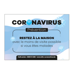 Autocollants de prévention Coronavirus N°4