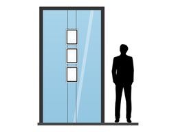 [PACK-PA-A4-3] Pack vitrine 3 porte-affiches lumineux A4